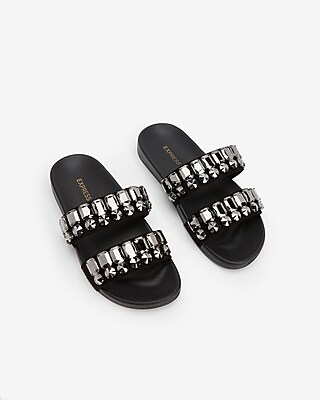 express jeweled sandals