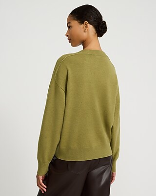Oversized Crew Neck Henley Sweater in Cozy Soft - thumbnail 8