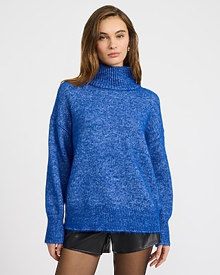 Oversized Funnel Neck Sweater in Cozy Soft