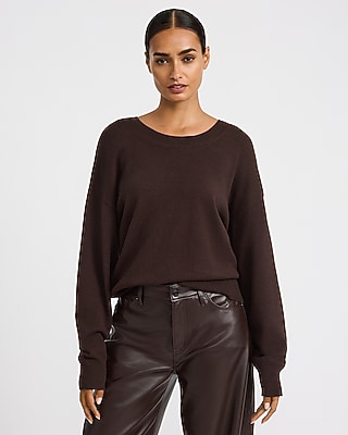 Oversized Scoop Neck Sweater in Cozy Soft