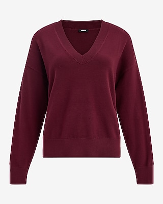 Oversized V-Neck Sweater Cozy Soft
