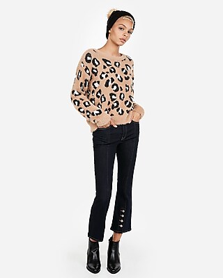 express fuzzy sweater