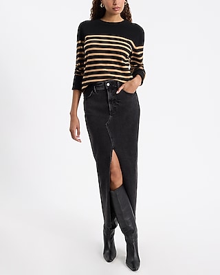 Striped Crew Neck Sweater