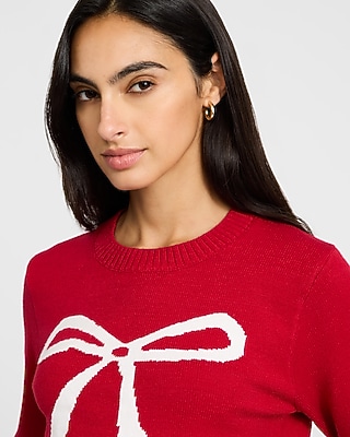 Bow Crew Neck Sweater - thumbnail 5