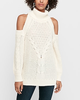 cold shoulder sweater