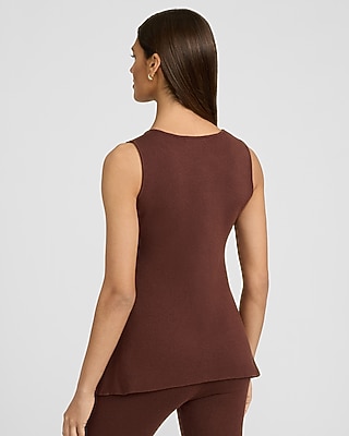Novelty Button Knit Cutaway Vest - image 2