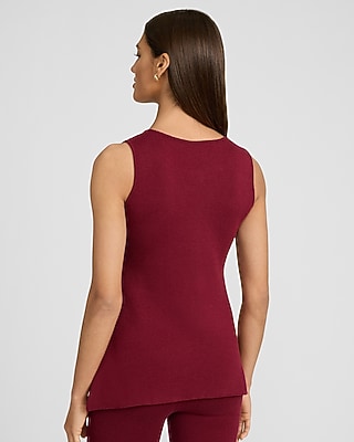 Novelty Button Knit Cutaway Vest - image 5
