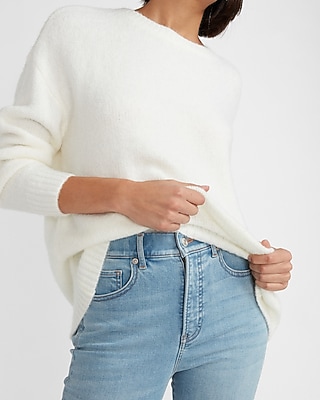 crew neck tunic sweater