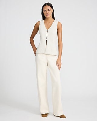 V-Neck Cutout Sweater Vest - image 4