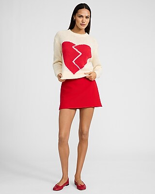 Broken Heart Graphic Crew Neck Sweater - image 4