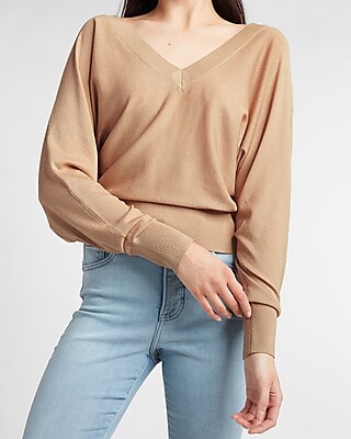 sweater with dolman sleeves