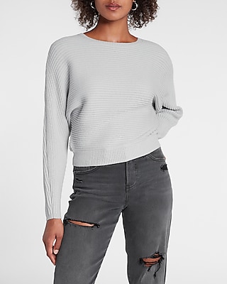 Ribbed Dolman Sweater