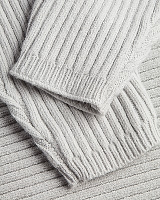 Ribbed Dolman Sleeve Sweater