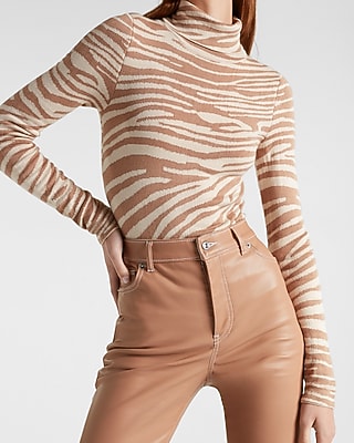 express zebra sweater