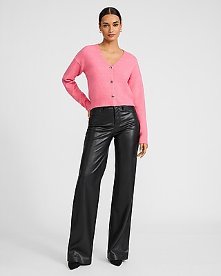 V-Neck Heart Button Cardigan - image 4