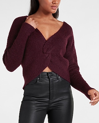 Cheap twist front pullover Top Sale