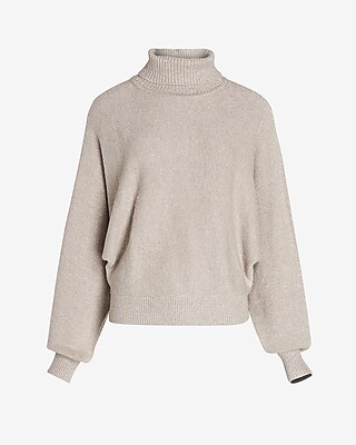 dolman sleeve turtleneck sweater