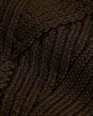 Ribbed Mock Neck Cap Sleeve Sweater