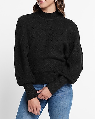 Luxe Open Stitch Po 9613053:pitch Black:xxs | Express Luxe Open Stitch Po 9613053:pitch Black:xxs | Express