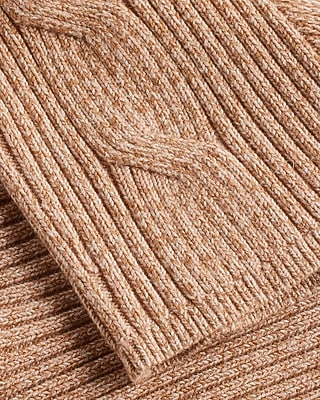 Cable Knit V-Neck Sweater Tank