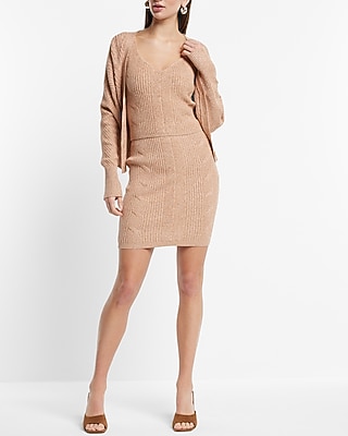 Cable Knit V-Neck Sweater Tank