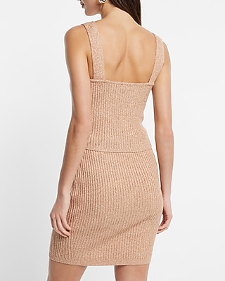 Cable Knit V-Neck Sweater Tank