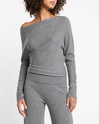 Ultra Soft Off The Shoulder Banded Sweater