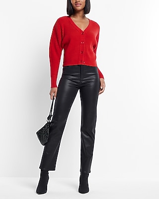 LONG SLV VEE RELAXED CARDI PO 9613098:AMAZON:L