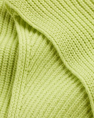 Asymmetrical V-Neck Long Sleeve Banded Bottom Sweater