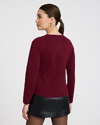 Novelty Button Cutaway Cardigan - image 3