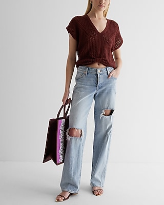 CROCHET TWIST FRONT PO 9613263:ANTIQUE MOSS:S