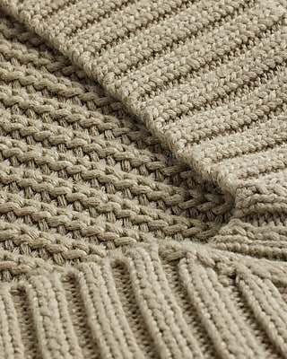 Cable Knit V-Neck Sweater Vest