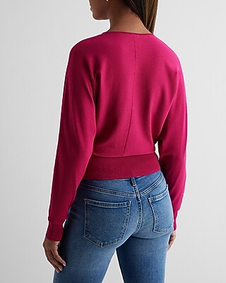 V-Neck Banded Bottom SoHo Sweater