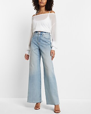 Sheer Off The Shoulder Dolman Sleeve Cropped Sweater