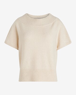 Crew Neck Short Sleeve Sweater | Express