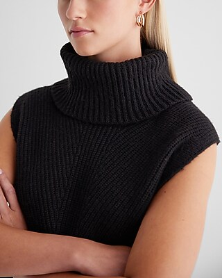 トップス louren turtleneck knit vest トップス louren turtleneck knit vest Floerns Women's