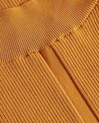 Silky Soft Fitted Ribbed Mock Neck Sweater Tank
