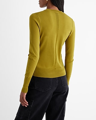 Silky Soft Fitted Crew Neck Sweater