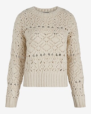 OPEN STITCH LUREX PO 9613387:SWAN:L