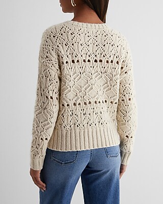 OPEN STITCH LUREX PO 9613387:SWAN:L