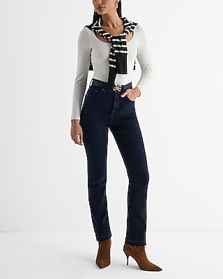 Silky Soft Fitted Striped Crew Neck Sweater