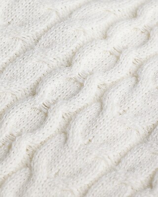 Cable Knit Double Bow Short Sleeve Cardigan