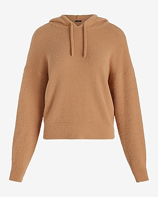 Plush Knit Hooded Sweater