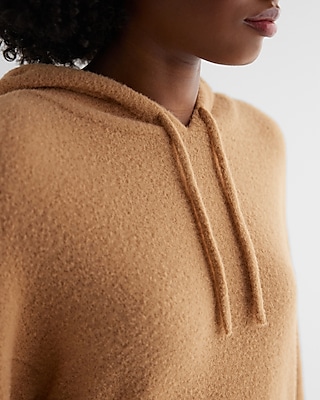 Plush Knit Hooded Sweater