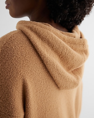 Plush Knit Hooded Sweater