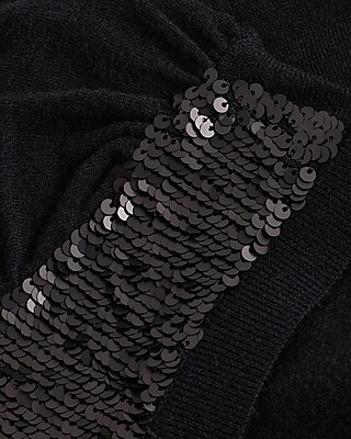 Sequin Button Front Cardigan | Express