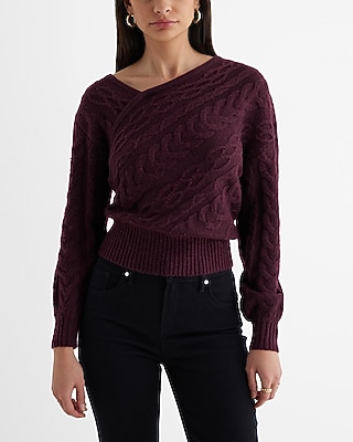 Ameri♡ASYMMETRY KNOT SLEEVE KNIT ameri vintage ASYMMETRY KNOT SLEEVE KNIT 【公式通販】