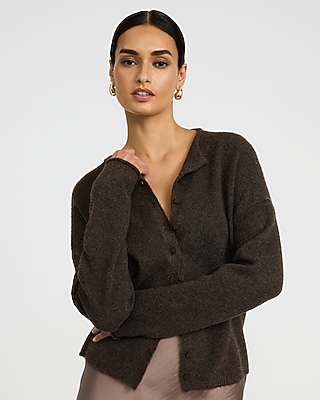Relaxed Crew Neck Cardigan - image 5