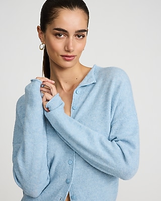 Relaxed Crew Neck Cardigan - image 2