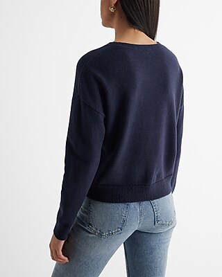 JE TAIME HEART PULLOVER 9613590:NAVY:XS